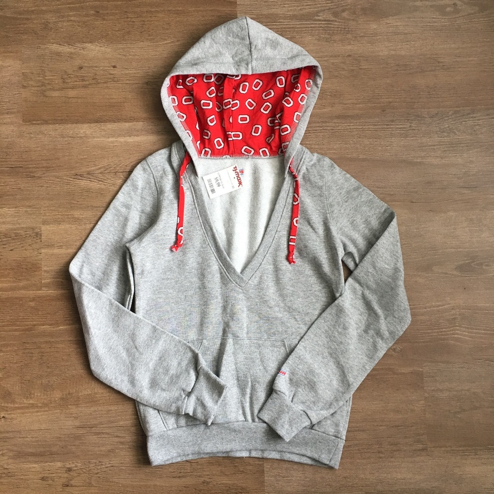 Ohio State V-neck hoodie